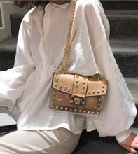 Load image into Gallery viewer, Chain Studded Crossover Bag
