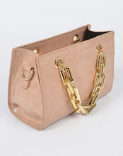 Load image into Gallery viewer, Faux Croc Chain Purse
