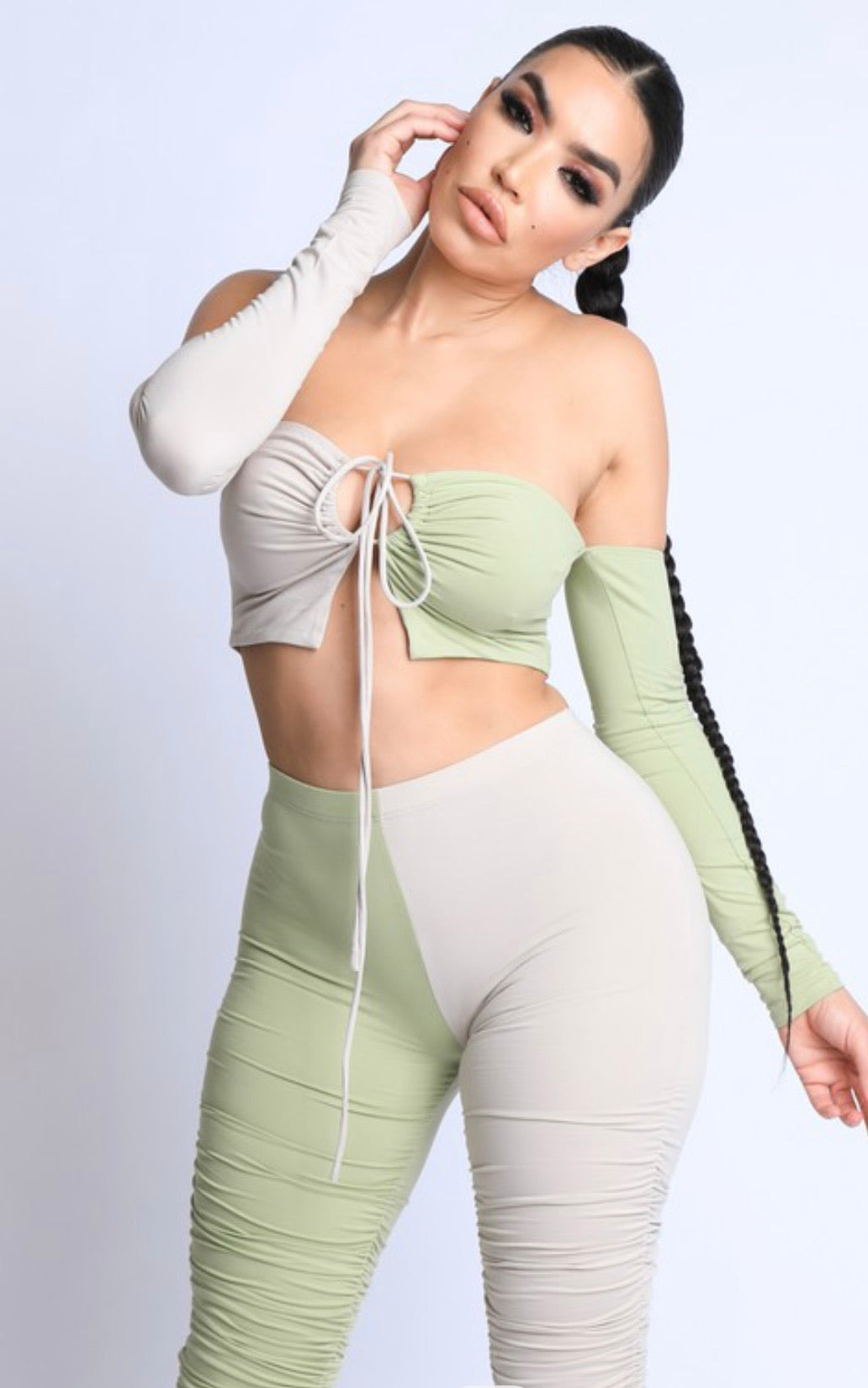 Pretty & Paid Crop Top Set