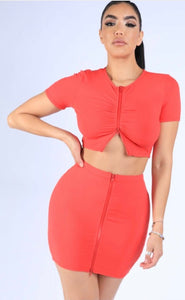 2PC Skirt Set