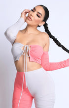 Load image into Gallery viewer, Pretty &amp; Paid Crop Top Set
